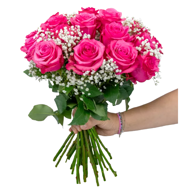 Bouquet of pink roses